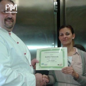 Consegna attestati corso di Pasticceria a Cesena